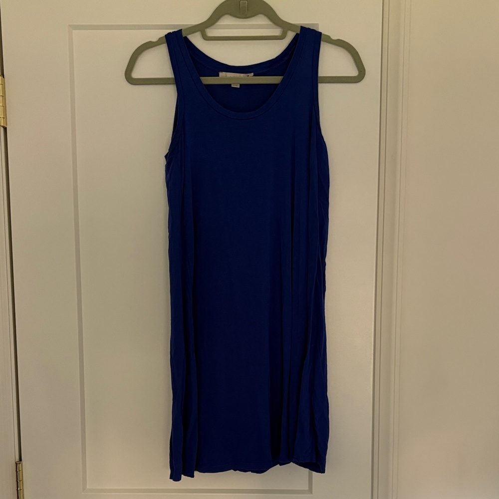 LOFT Royal Blue Sleeveless Mini Dress